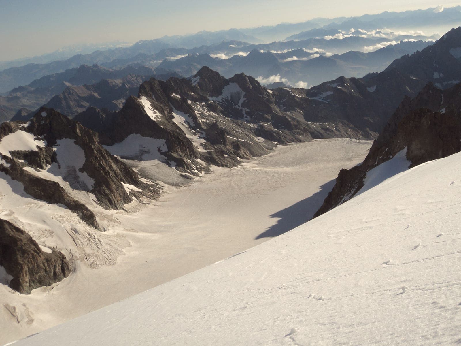Le Glacier Blanc, dans le massif des Écrins